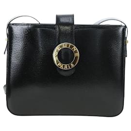 Céline Borsa a tracolla Celine Vintage logo ring in pelle verniciata