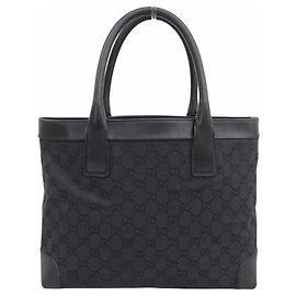 Borsa a mano/Tote Bag Gucci in tela GG nera