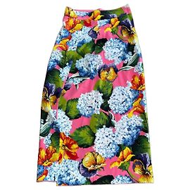 Falda con estampado floral Dolce & Gabbana