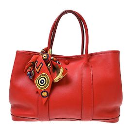 Hermès Hermes Bolduc Twilly Garden Party Tote Leather TPM
