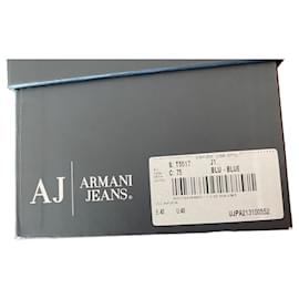 Ballerine in vernice blu navy Armani Jeans