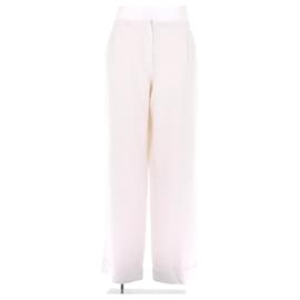Dior Pantalones crema de viscosa