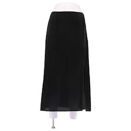 Falda de seda negra Prada Talla 42