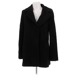 Abrigo negro Max Mara de viscosa Talla 38