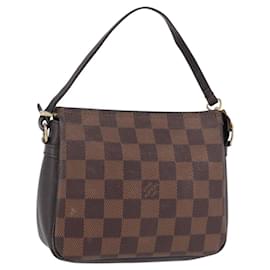 LOUIS VUITTON Damier Ebene Trousse Make Up Pouch N51982 LV