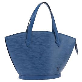 LOUIS VUITTON Bolso de hombro Epi Saint Jacques Blue M52275 LV