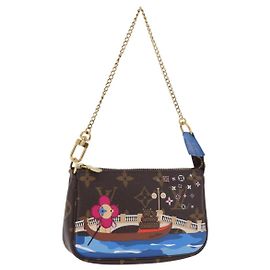 LOUIS VUITTON Vivienne Mini Pochette Accessoires Pouch M68489