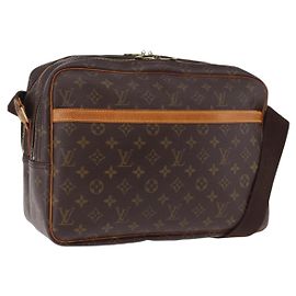 LOUIS VUITTON Monogram Reporter GM Shoulder Bag M45252 LV