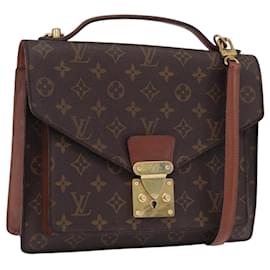 LOUIS VUITTON Monogram Monceau 28 Hand Bag M51185 LV