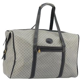 GUCCI Bolso Boston Micro GG Supreme PVC Navy Gold 012 39 0079