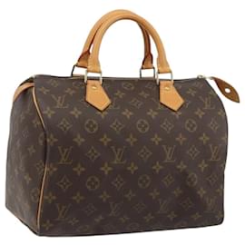 LOUIS VUITTON Monogram Speedy 30 Bolsa de mão M41526 LV