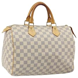 LOUIS VUITTON Damier Azur Speedy 30 Hand Bag N41533 LV