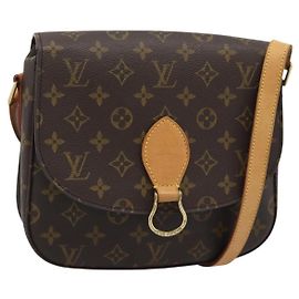 LOUIS VUITTON Monogram Saint Cloud GM Shoulder Bag M51242 LV