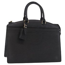 LOUIS VUITTON Bolsa de Mão Epi Riviera Preta M48182 LV