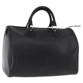 LOUIS VUITTON Epi Speedy 30 Sac à Main Noir Black M43002 LV