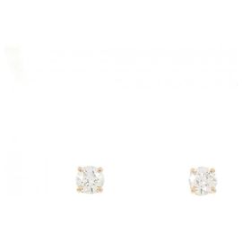 Tiffany & Co Orecchini Solitario Tiffany in oro rosa 18K