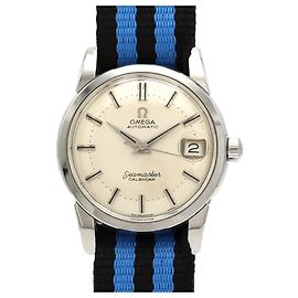 Omega Seamaster Calendar Automatikuhr aus Edelstahl