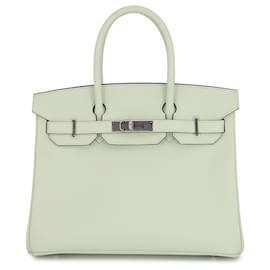 Hermès Borsa Hermes Birkin 30 Vert Fizz Epsom