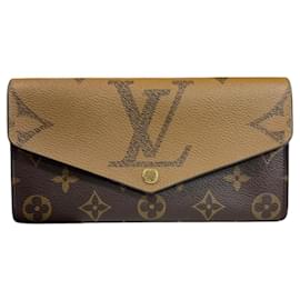 Louis Vuitton Portefeuille Sarah Monogram Giant Reverse Long Wallet
