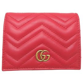 Portafoglio compatto Gucci GG Marmont