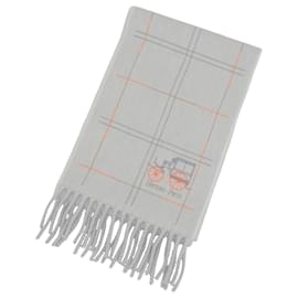 Hermès Stola in cashmere grigio chiaro Hermes