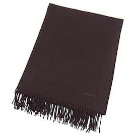 Hermès Sciarpa in cashmere marrone Hermes