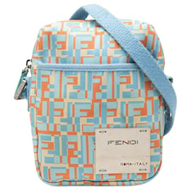 Bolso bandolera Fendi Blue Zucca Nylon