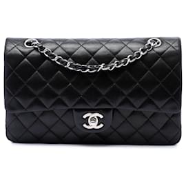 Chanel Black Medium Classic Lambskin Double Flap