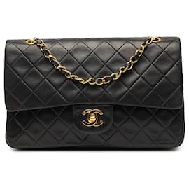 Chanel Black Medium Classic Lambskin Double Flap