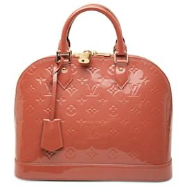 Louis Vuitton Pink Monogram Vernis Alma PM