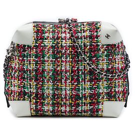 Borsa Camera Chanel Red Tweed Street Allure