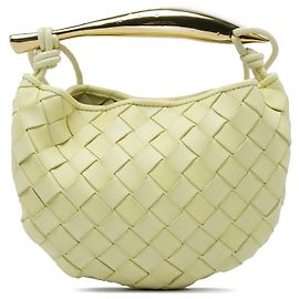 Bottega Veneta Mini Sardine in Nappa Intrecciato Giallo