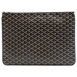 Goyard Black Goyardine Senat GM