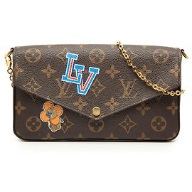 Louis Vuitton Brown Monogram World Tour Pochette Felicie
