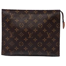 Louis Vuitton Brown Monogram Toiletry Pouch 26