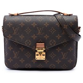 Louis Vuitton Brown Monogram Pochette Metis