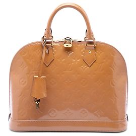 Louis Vuitton Brown Monogram Vernis Alma PM