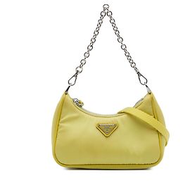 Borsa Prada Yellow Mini Tessuto Re Edition 2005 Satchel