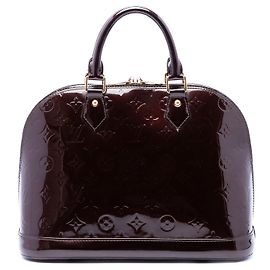 Louis Vuitton Purple Monogram Vernis Alma PM