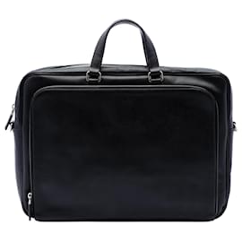 Borsa business Prada in Saffiano nero