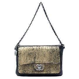 Clutch On Chain Chanel Mineral Nights in pelle d'agnello matelassé e metallo dorato