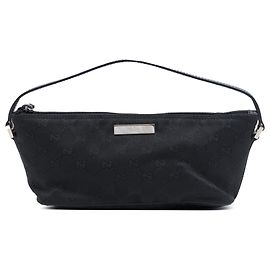 Gucci Black GG Canvas Boat