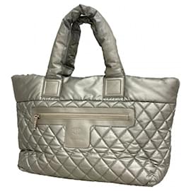 Borsa Tote Chanel Coco Cocoon grigia