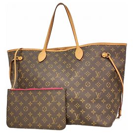 Louis Vuitton Monogram Neverfull GM Tote Bag in Fuchsia