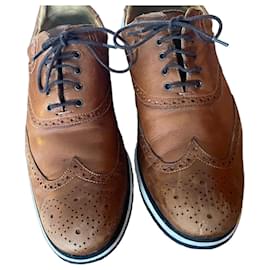 Paraboot Scarpe Oxford in pelle marrone