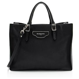 Tote Balenciaga Papier A6 Zip Around em pele de vitela