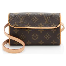Borsa cintura Louis Vuitton Vintage Monogram Canvas Florentine Pochette