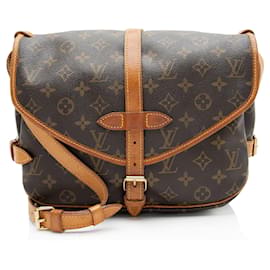 Louis Vuitton Vintage Monogram Canvas Saumur 30 Messenger
