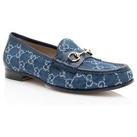 Mocassini Gucci GG Denim Horsebit 1953 - Size 9.5 / 39.5