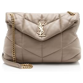 Borsa a tracolla LouLou Medium in pelle d'agnello monogram Saint Laurent